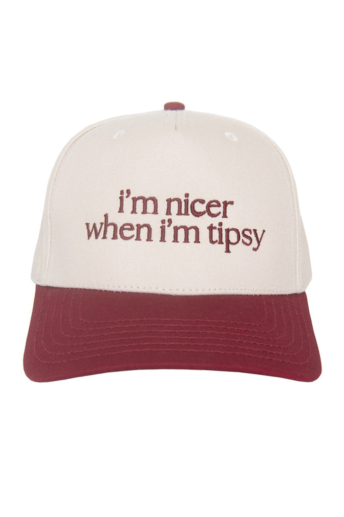 I'm Nicer When I'm Tipsy Retro Trucker Hats