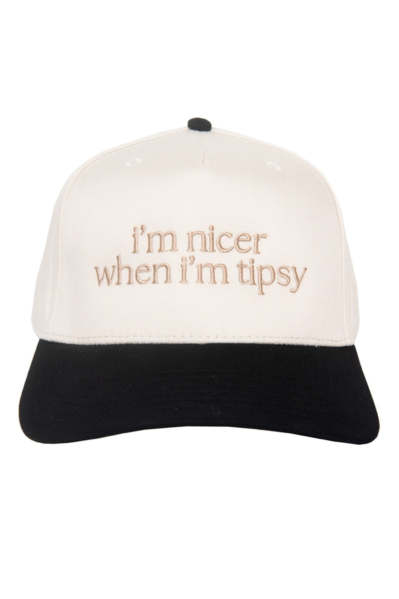 I'm Nicer When I'm Tipsy Retro Trucker Hats - Katydid.com