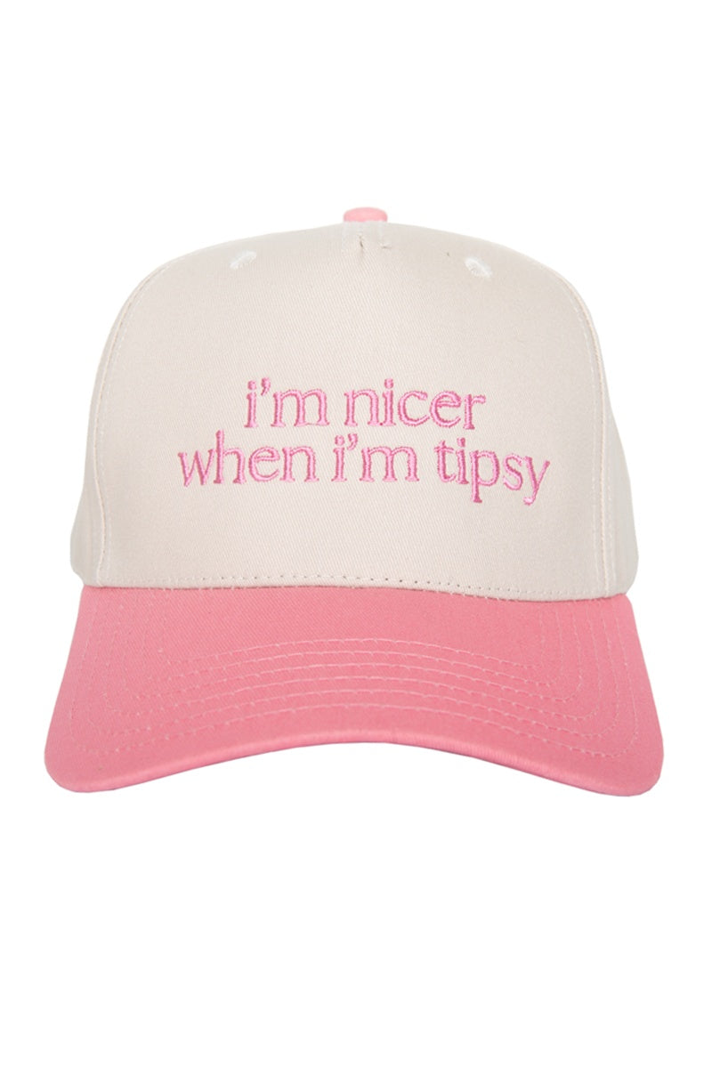 I'm Nicer When I'm Tipsy Retro Trucker Hats