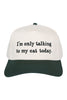 I'm Only Talking To My Cat Today Trucker Hats Vintage