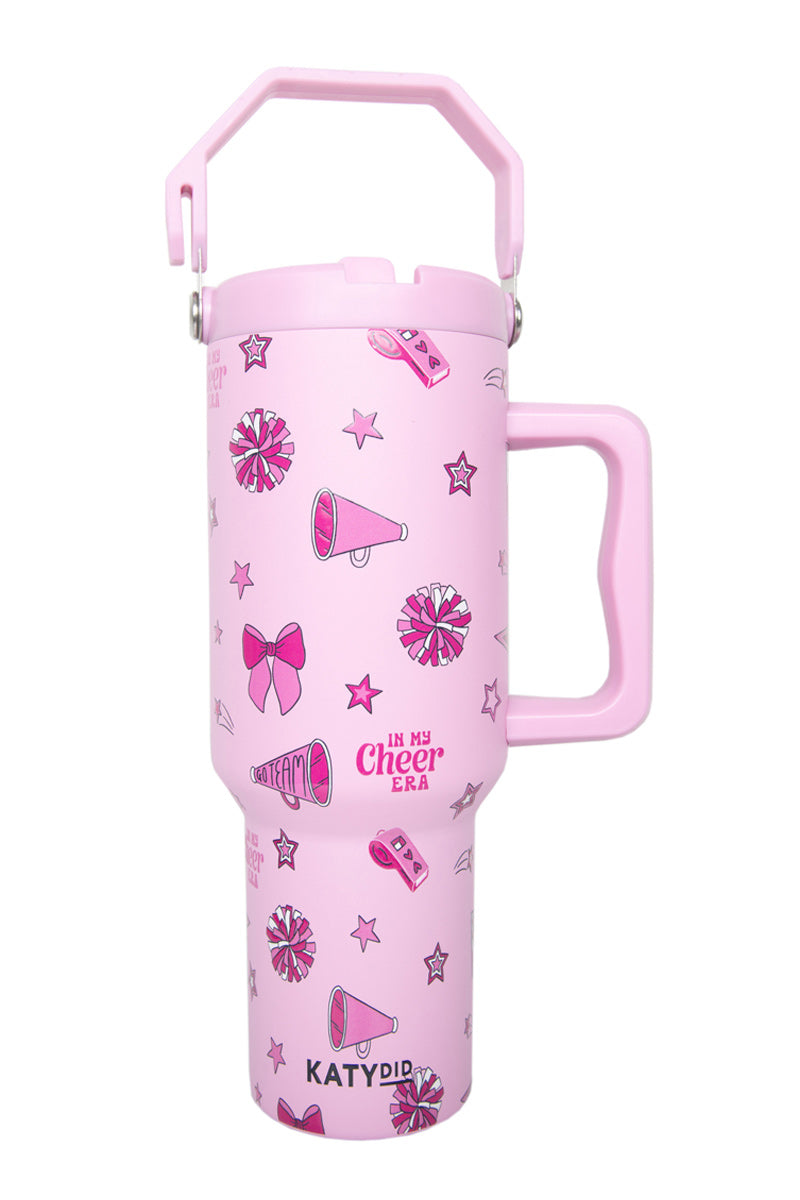 In My Cheer Era 38 Oz Tumbler with Lid Handle - Katydid.com