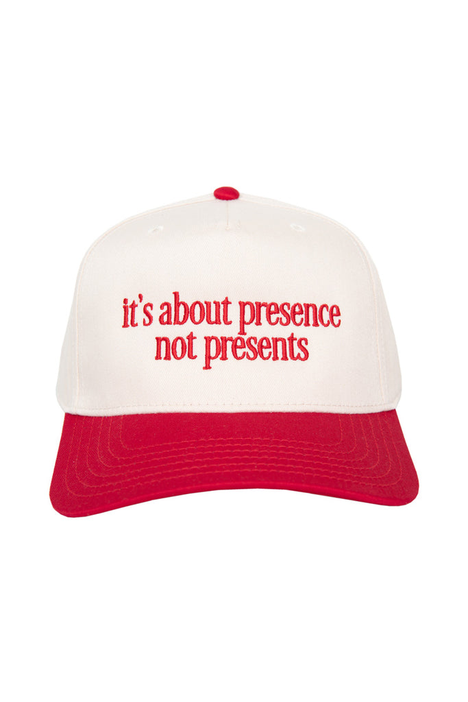 It's About Presence, Not Presents Vintage Hat