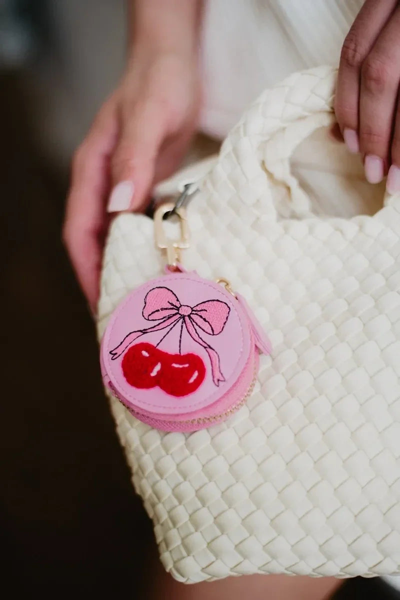 Cherry Bows Coin Purse Bag - Katydid.com
