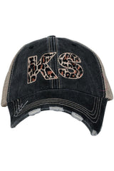 KS Kansas Leopard State Women's Hat