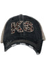 KS Kansas Leopard State Women's Hat