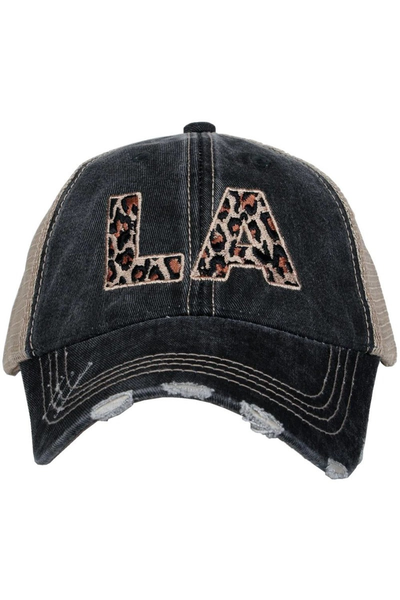 LA Lousiana Leopard State Women's Hat - Katydid.com