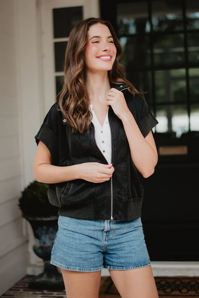 Black Women's Vest Lightweight