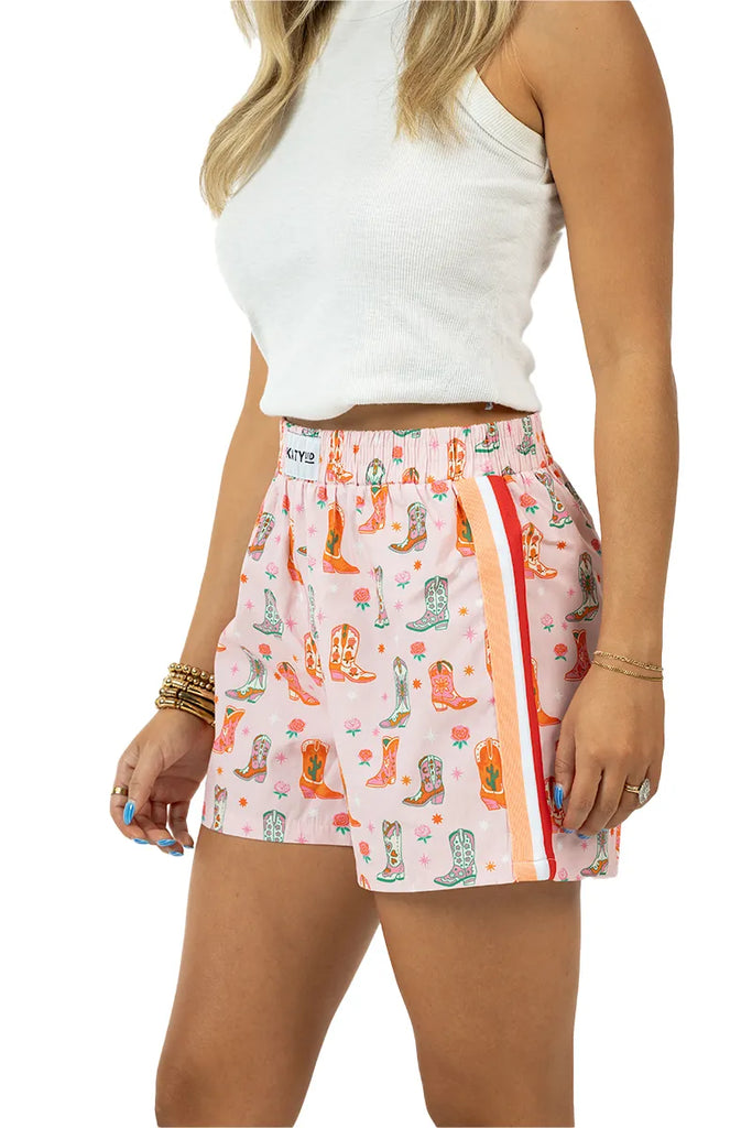 Boots & Roses Boxer Shorts - Katydid.com