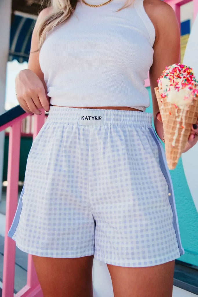 Light Purple Boxers Plaid - Katydid.com