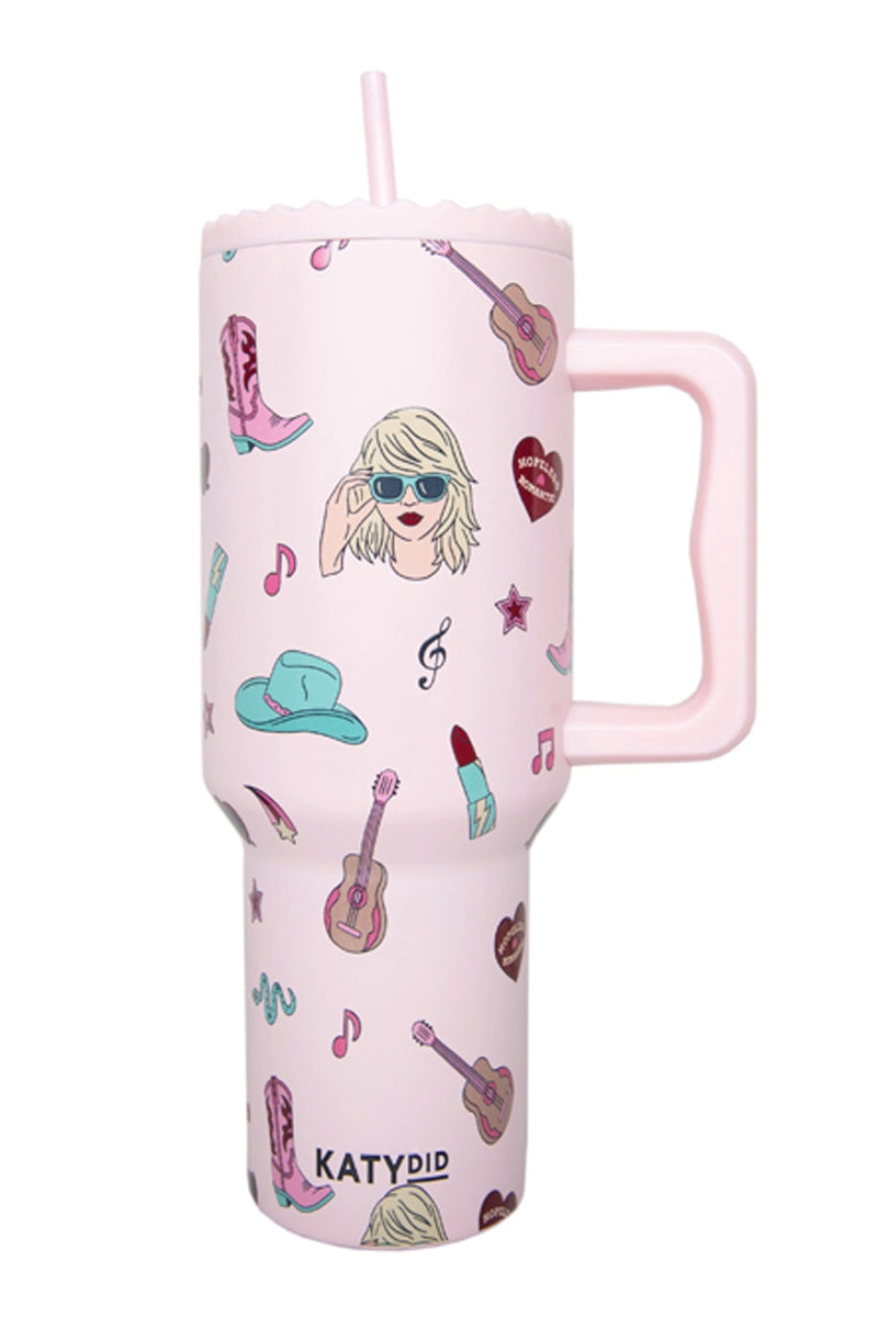 Music Girl Icons Drink Tumbler - Katydid.com