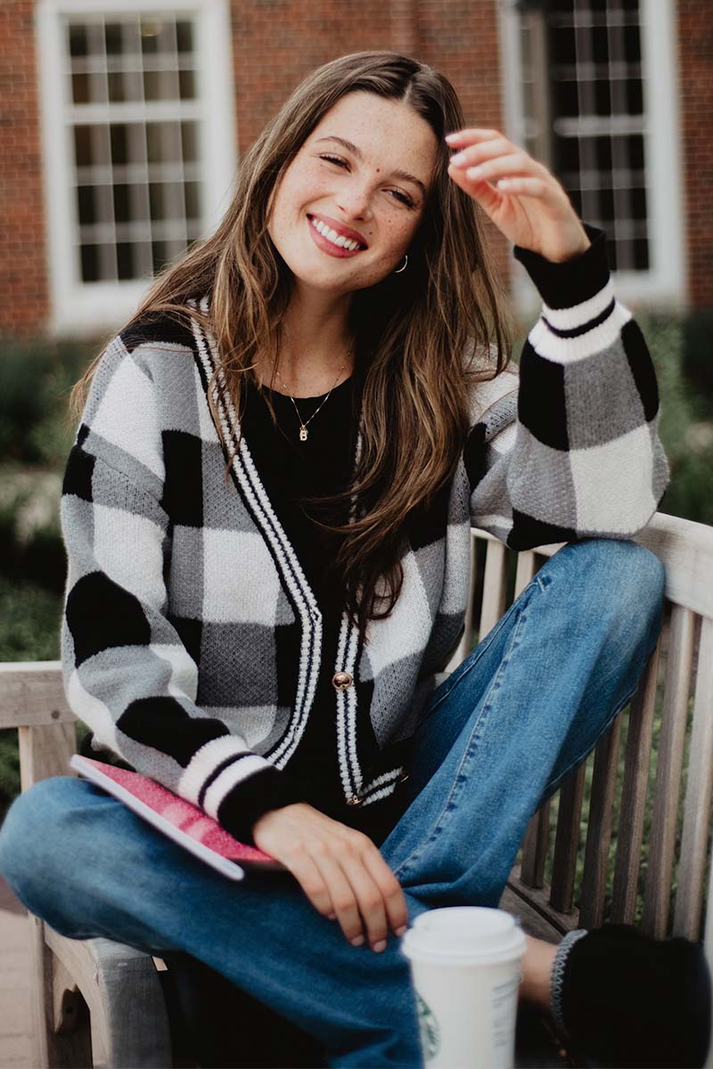 トップス mideal plaid pattern cardigan mideal plaid pattern cardigan