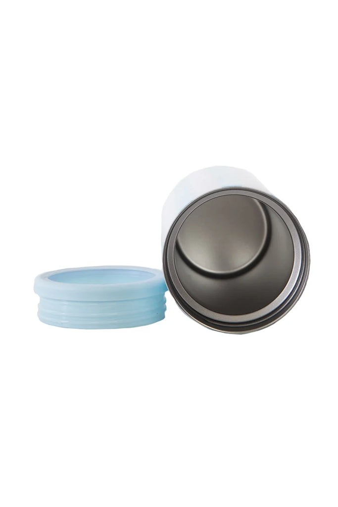 Light Blue Scalloped 12 Oz Can Cooler
