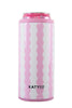 Light Pink Scalloped Slim Can Cooler Drinks