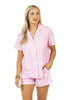 Light Pink Plaid Pajama Set - Katydid.com