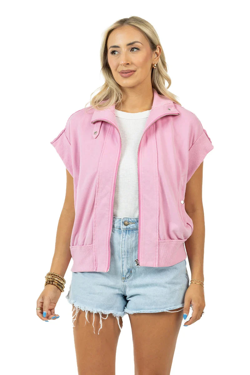 Pink Utility Vest for Women - Katydid.com