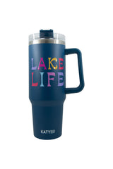 Lake Life 40 Oz Stainless Steel Tumbler Cup