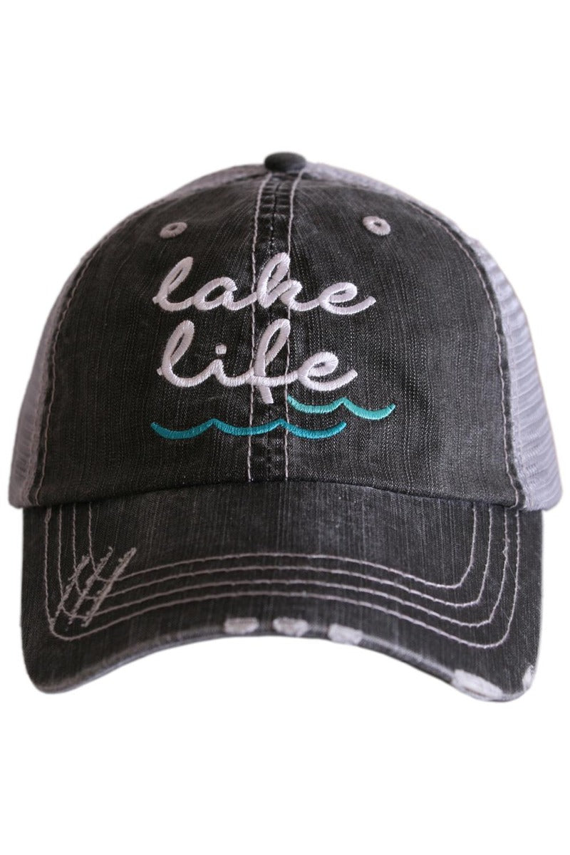 Lake Life (WAVES) Women's Trucker Hat - Katydid.com