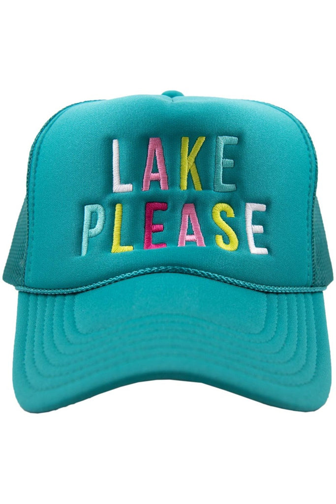 Lake Please Foam Trucker Hat for Women