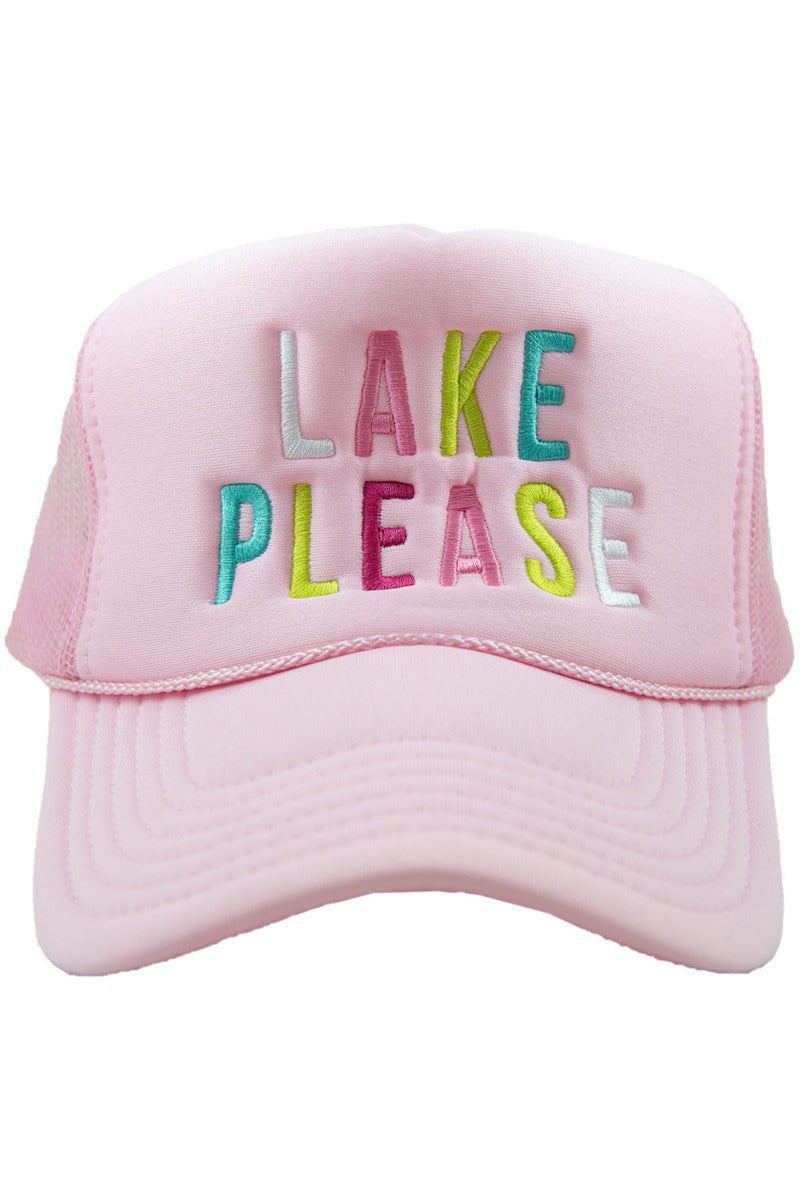 Lake Please Foam Trucker Hat for Women