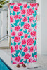 Roses All Over Microfiber Reversible Towel - Katydid.com