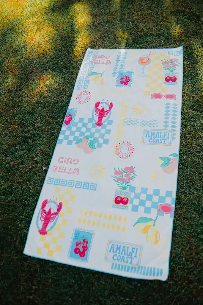 Italian Summer Reversible Quick Dry Towel - Katydid.com