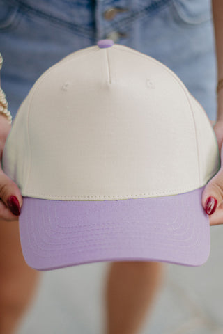 Light Blue Checkered Happy Face Vintage Hat