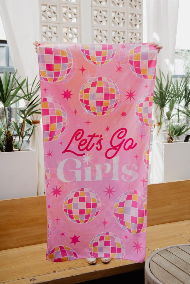 Let's Go Girls Reversible Pool Quick Dry Towel