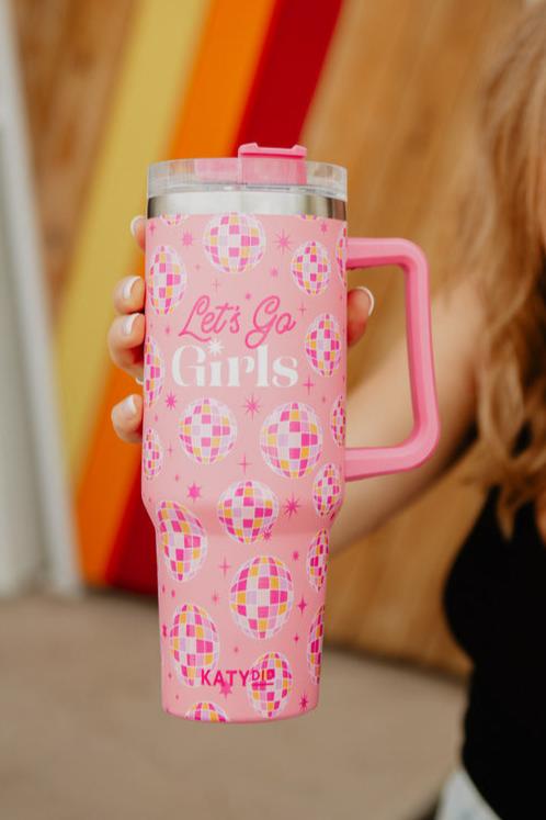 Let's Go Girls 40 Oz Stainless Steel Tumbler Cup