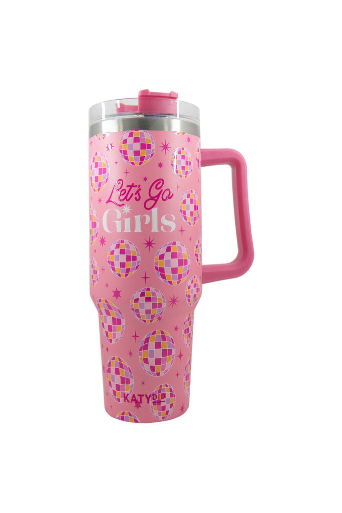 Let's Go Girls 40 Oz Stainless Steel Tumbler Cup