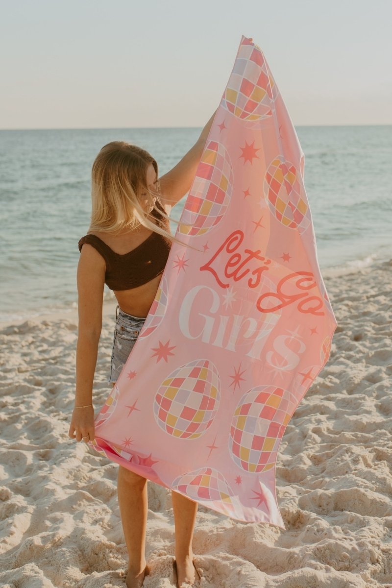 Let's Go Girls Reversible Pool Quick Dry Towel