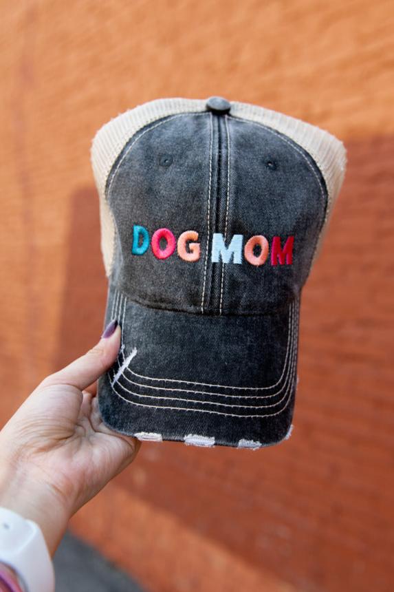 Dog Mom Women's Trucker Hats - Multicolored