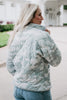Muted Green Camo Women's Lightweight Quilted Jacket