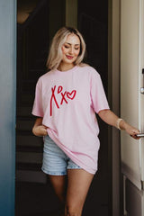 XOXO Heart Graphic Tees for Women