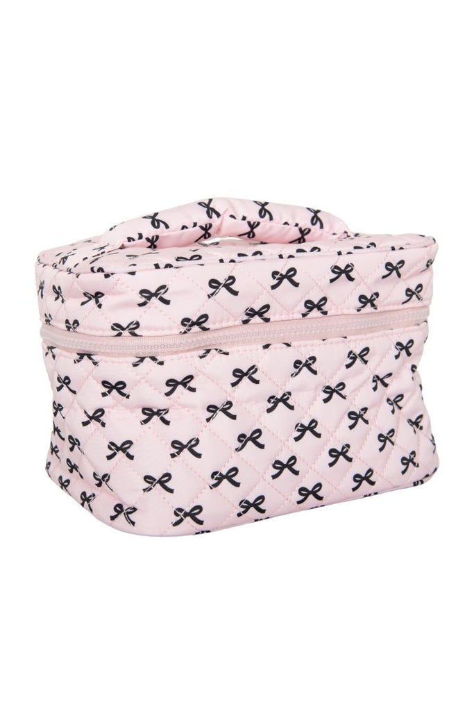 Mini Black Bows Travel Cosmetic Bag