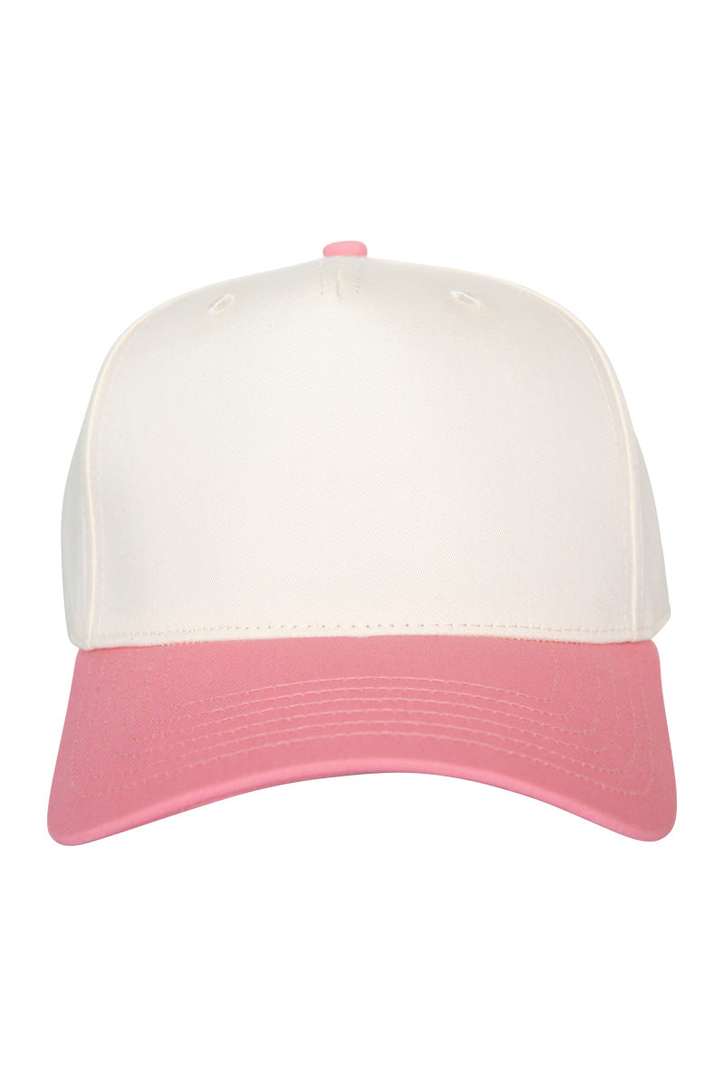 Pink and Tan Two-Toned Vintage Hat - Katydid.com