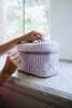 Light Purple Plaid Makeup Bag Travel - Katydid.com