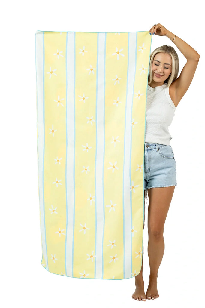 Lemons Quick Dry Reversible Beach Towel - Katydid.com