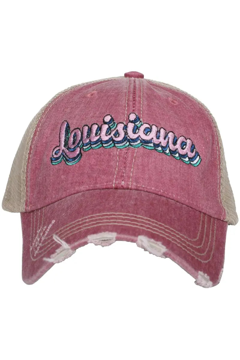 Louisiana Layered Trucker Hats