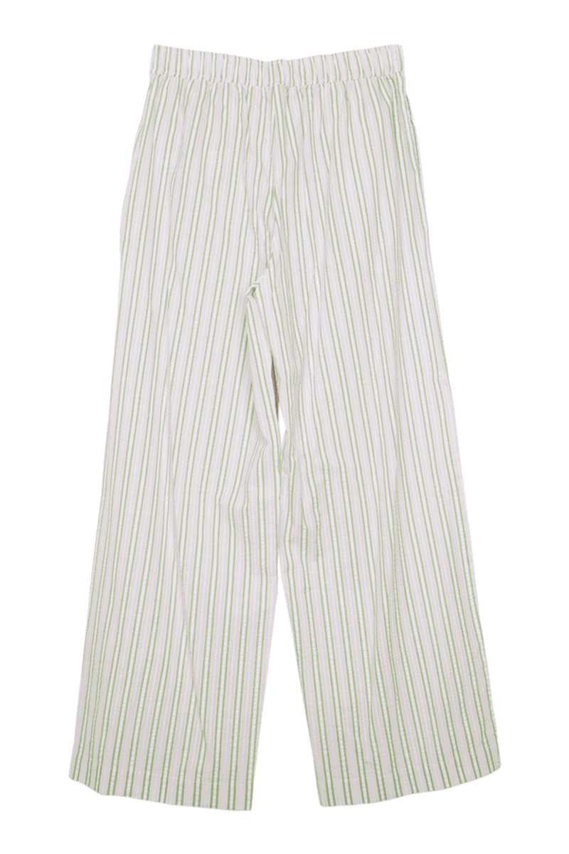 Light Pink and Green Striped Boxer Lounge Pants