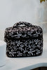 Black & White Coquette Bows All Over Makeup Bag