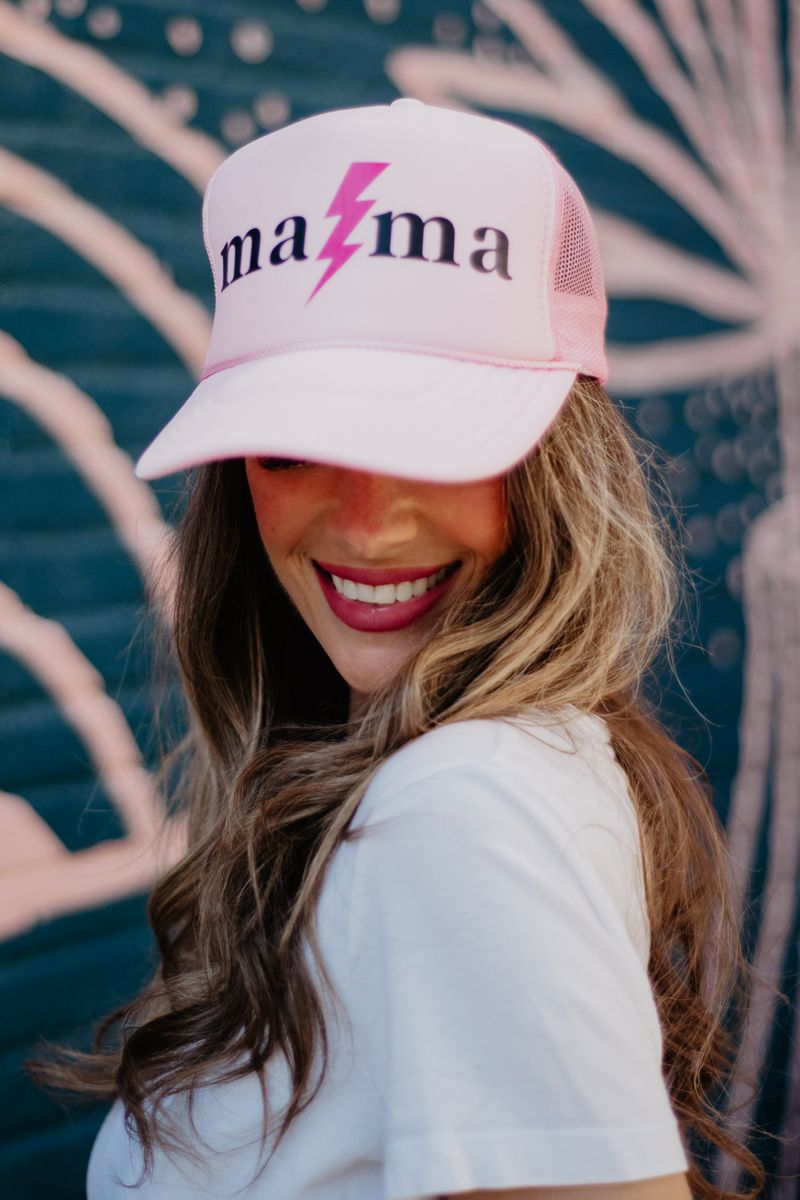 MAMA Lightning Bolt Foam Trucker Hat