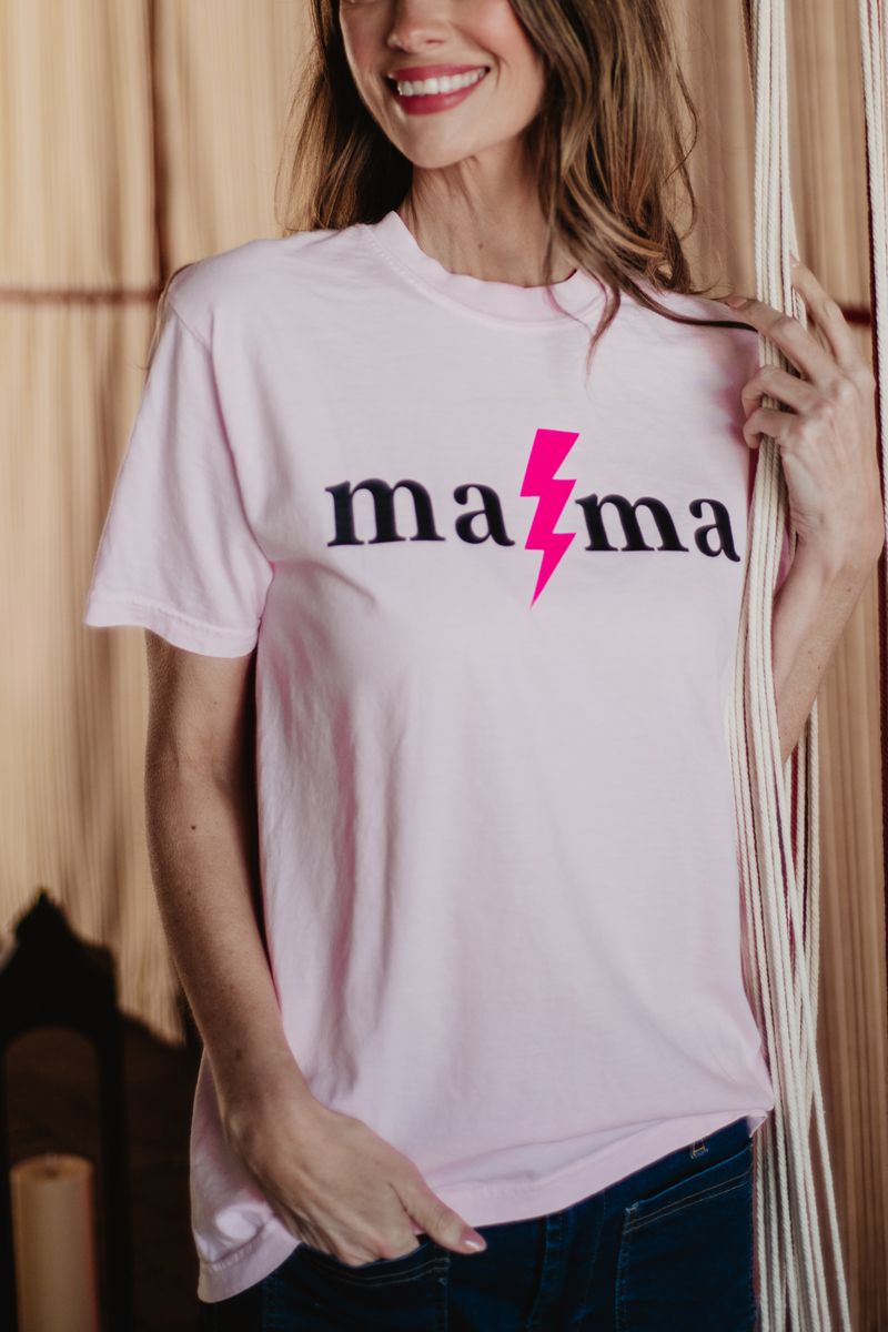 MAMA Lightning Bolt Graphic Tees
