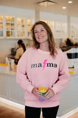 A mama lightning bolt sweatshirt