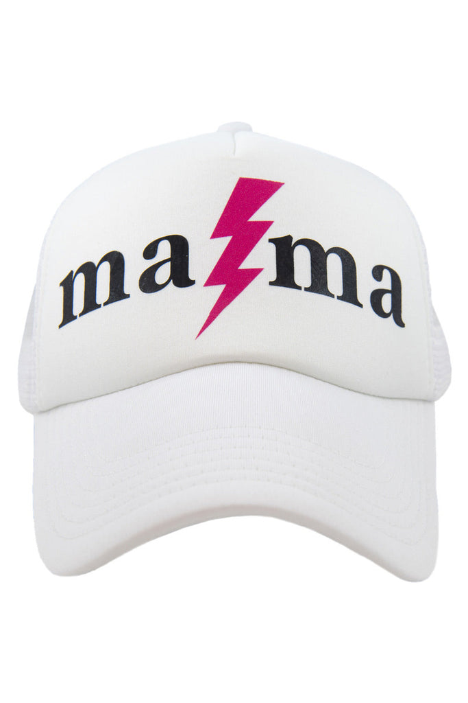 MAMA Lightning Bolt Foam Trucker Hat