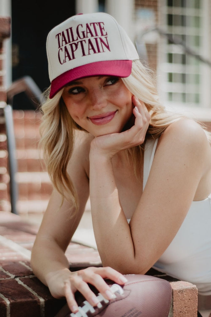 TAILGATE CAPTAIN Vintage Trucker Hats for Women - Katydid.com