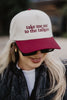 Take Me Out To The Tailgate Two-Toned Hat