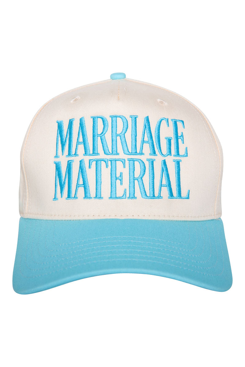 Marriage Material Two-Toned Retro Hat - Katydid.com