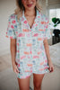 Traveling Matchbook PJ Shorts