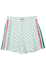 Pink and Green Plaid Cute Women's Boxer Shorts