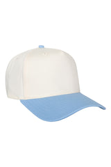 Light Blue and Tan Two-Toned Vintage Hat